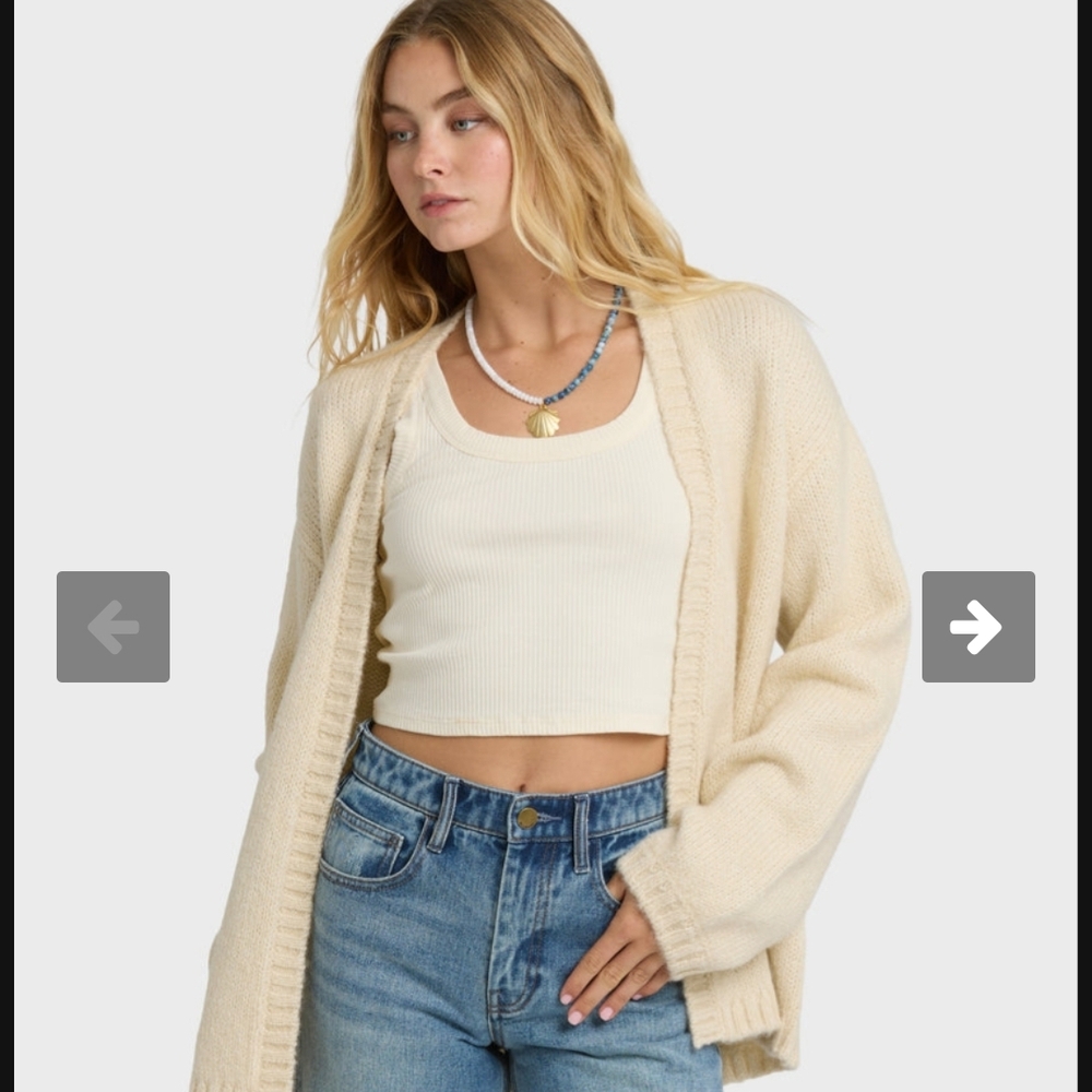 Cozy Cream Cardigan Sweater